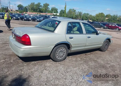 2004 Mercury Grand Marquis Gs z USA, uszkodzony, nr VIN 2MEFM74W64X625210